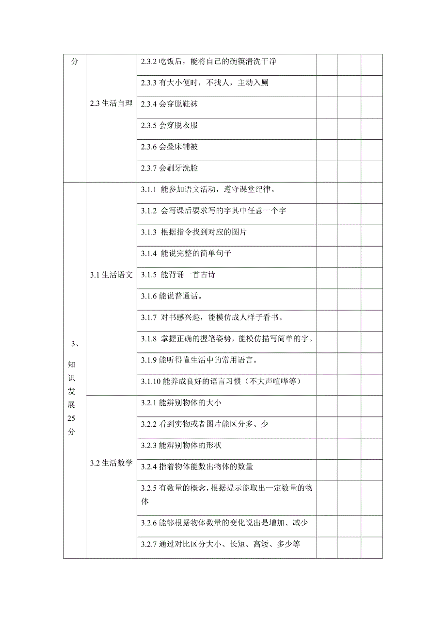 培智综合评估表_第4页