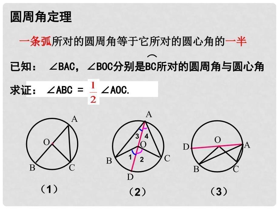 浙江省瞿溪华侨中学九年级数学上册 3.4 圆周角课件（1） 浙教版_第5页