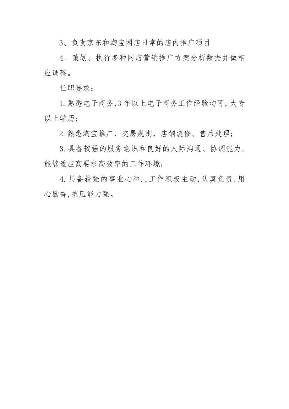 电商运营专员的具体职责内容.docx_第5页