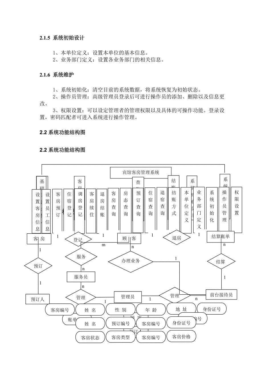 宾馆客房管理系统的SQL数据库,_第5页