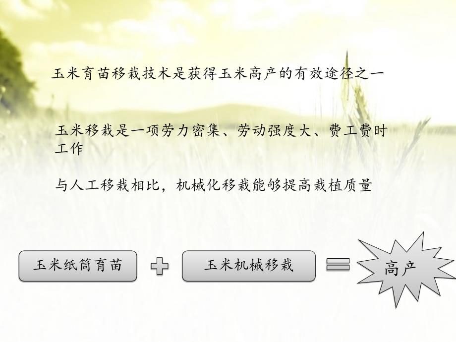 玉米纸筒育苗移栽机械技术与探讨_第4页