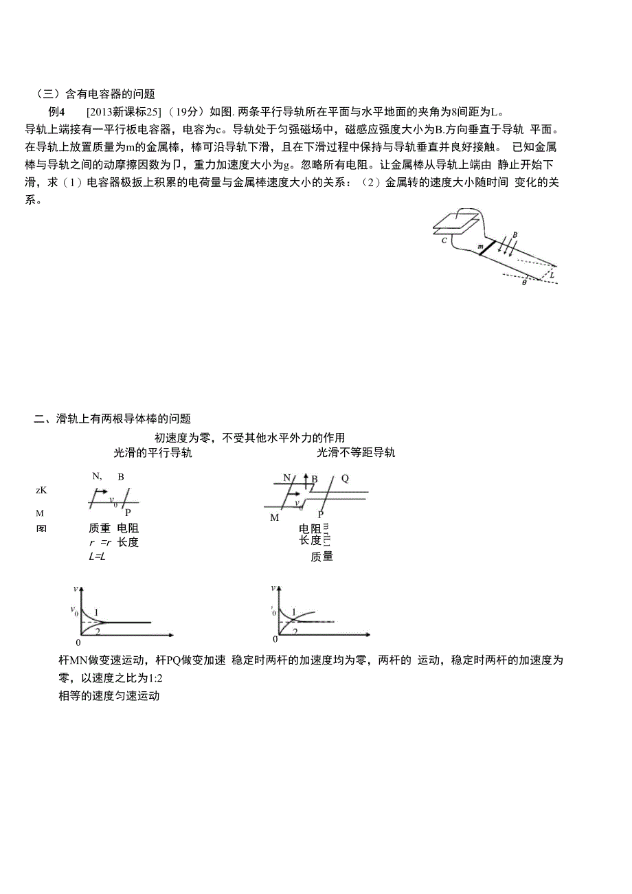 电磁感应中的导体棒问题_第2页