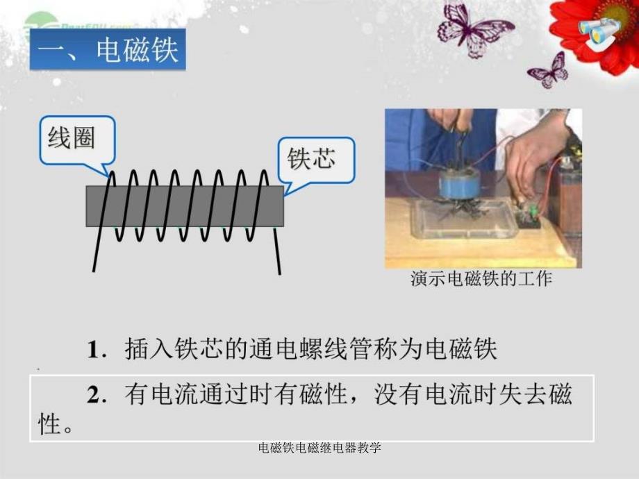 电磁铁电磁继电器教学课件_第3页