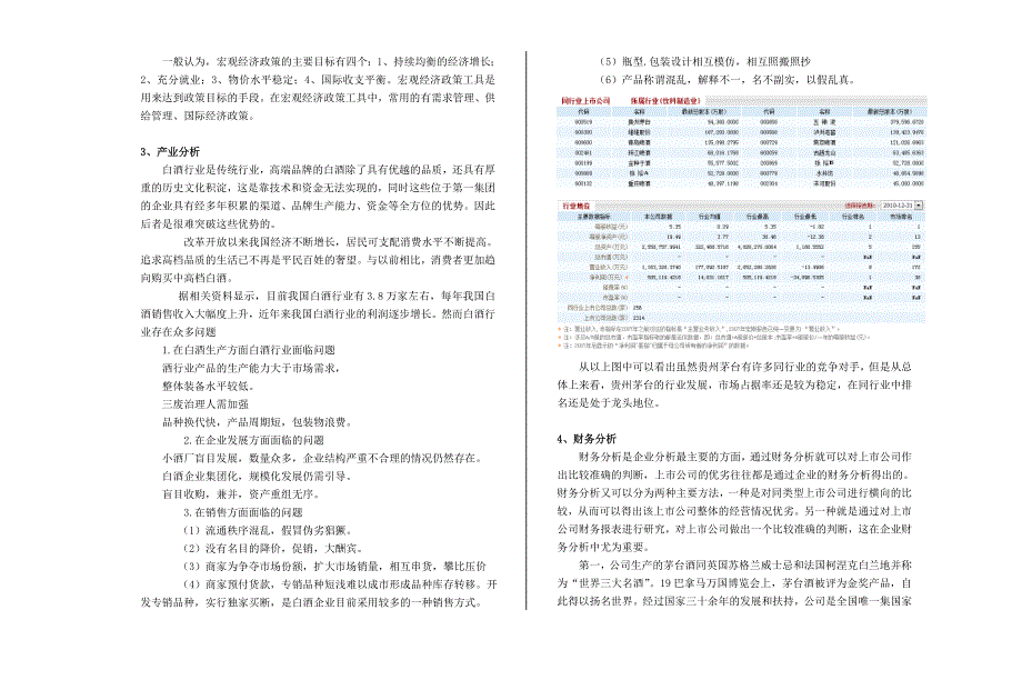 贵州茅台酒股份有限公司股票投资分析报告_第3页