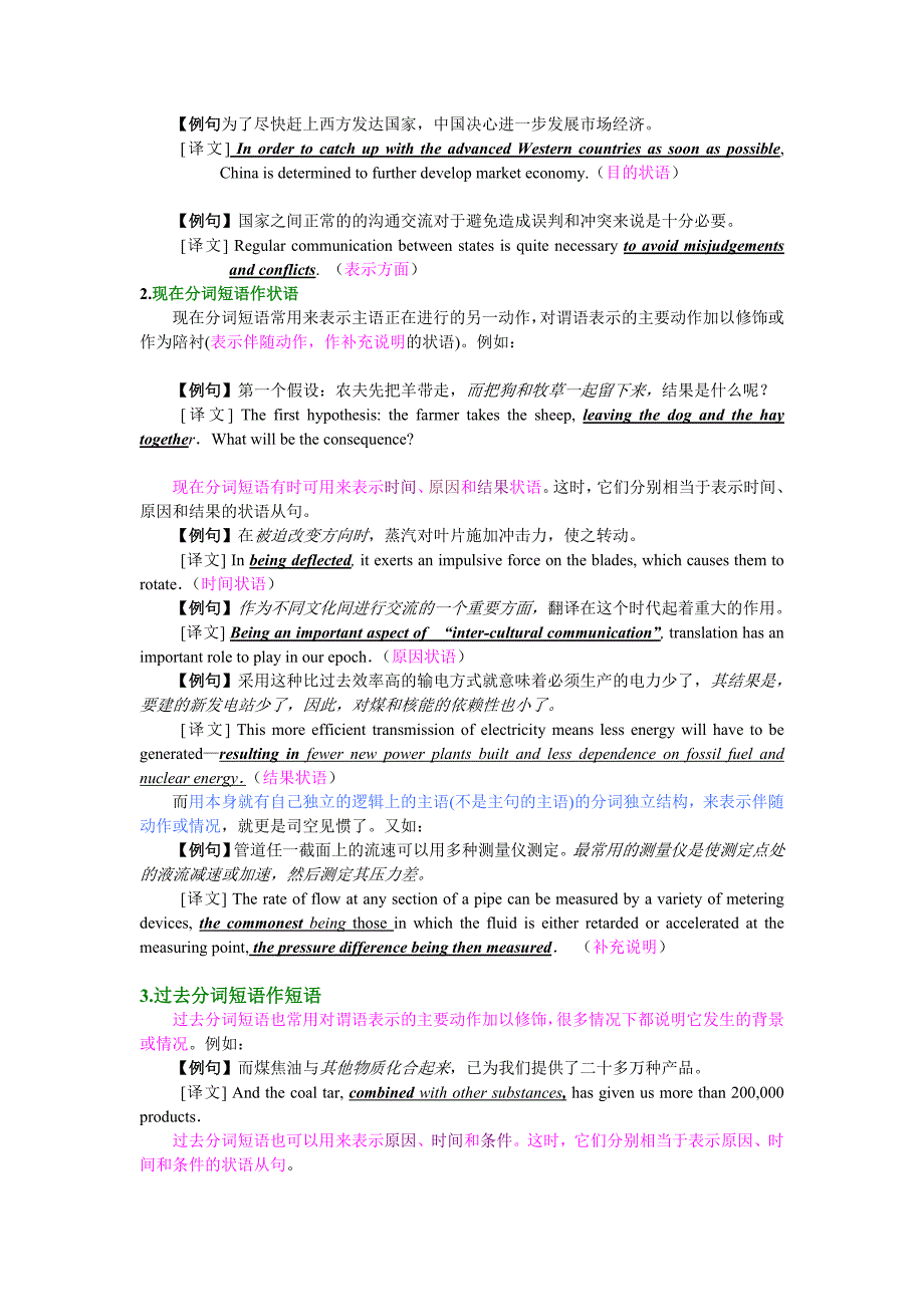 灵活运用非限定性动词(讲义)_第4页