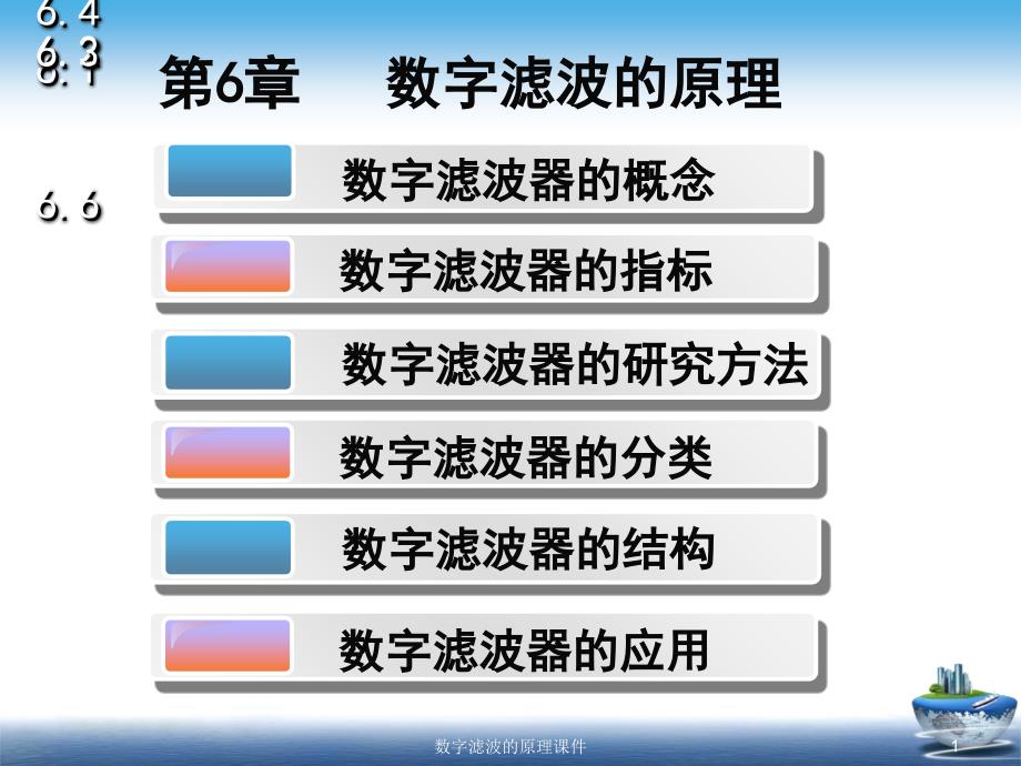 数字滤波的原理课件_第1页