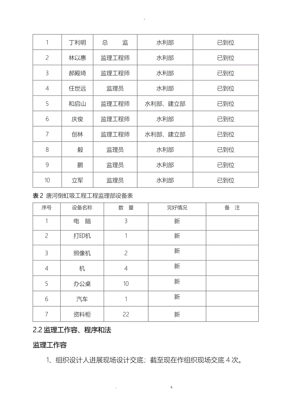 供水工程监理工作计划总结_第3页