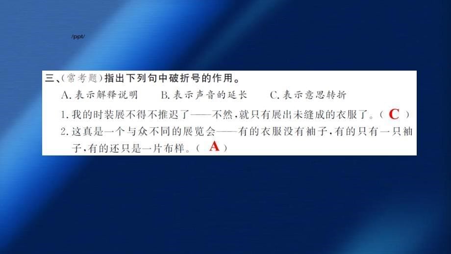 五年级语文上册第四组14通往广场的路不止一条习题课件新人教版新人教版小学五年级上册语文课件_第5页