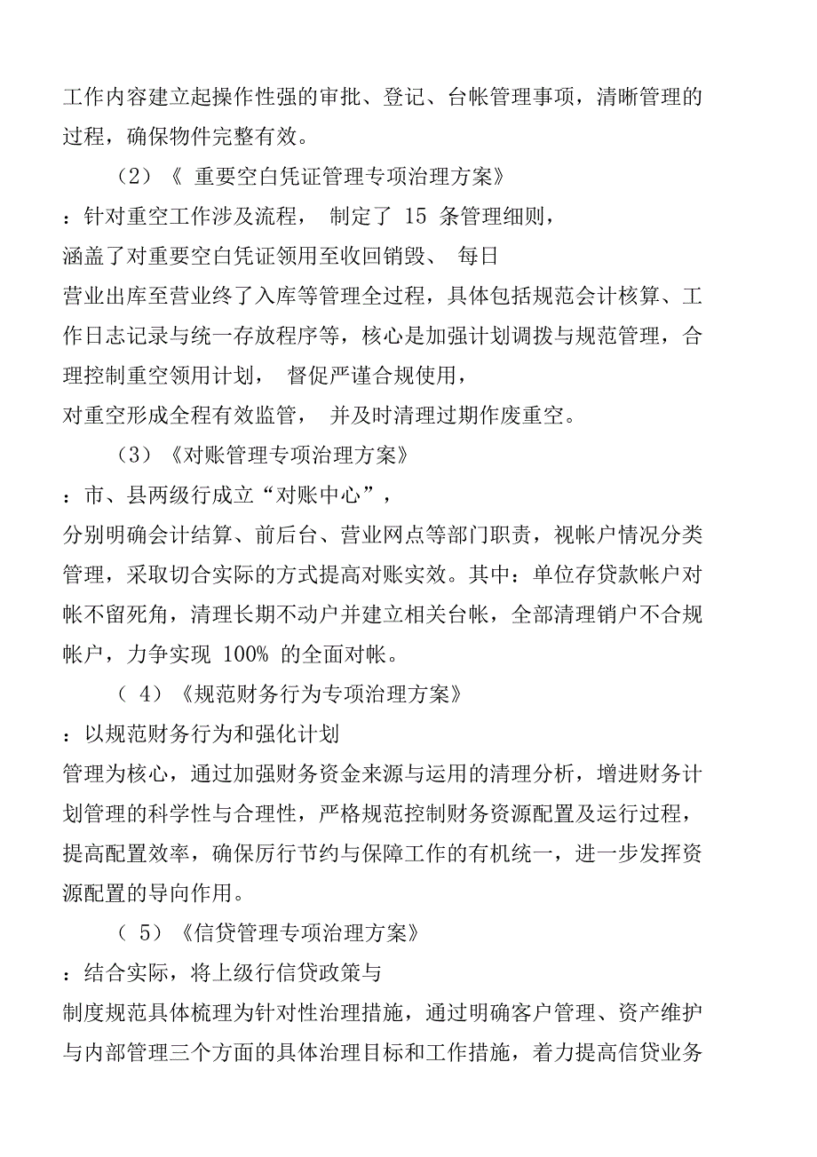 银行分行抓枢纽环节促案件防控专项治理深入开展总结_第4页