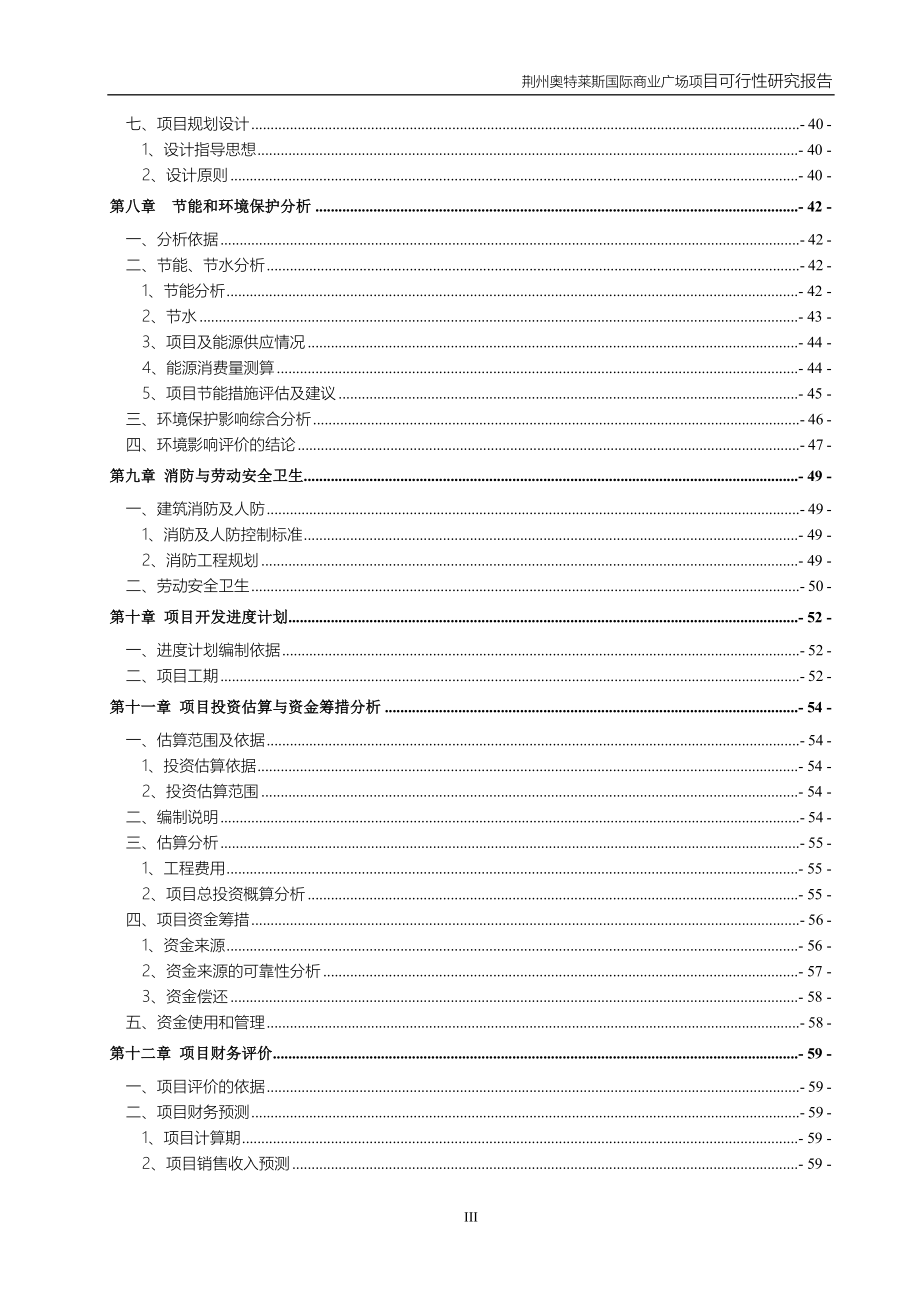 奥特莱斯国际商业广场项目可行性研究报告(DOC 86页)_第4页