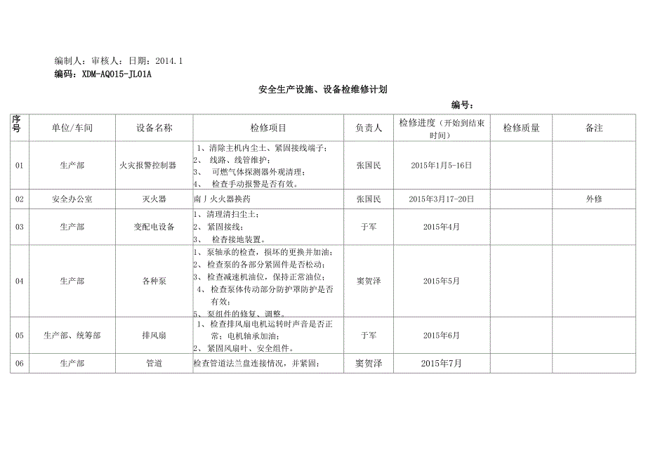 安全生产设施设备检维修计划_第3页