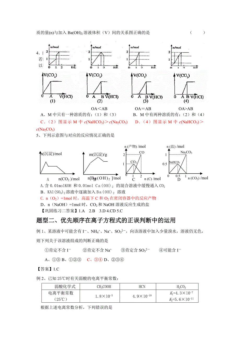 高中化学反应优先顺序_第4页