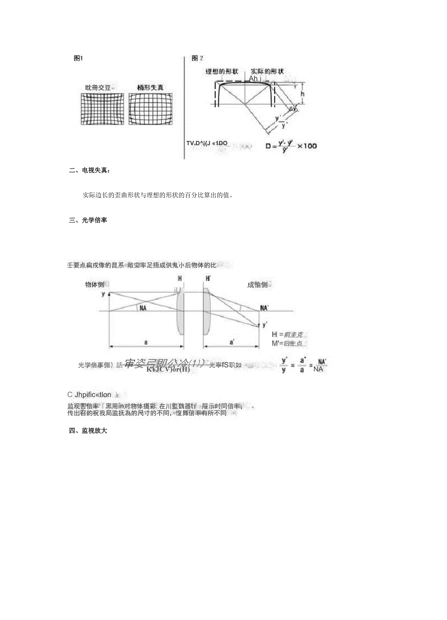 工业镜头视场倍率焦距之间的关系_第4页