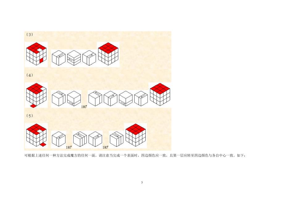 最简单的三阶魔方还原法教程.doc_第3页