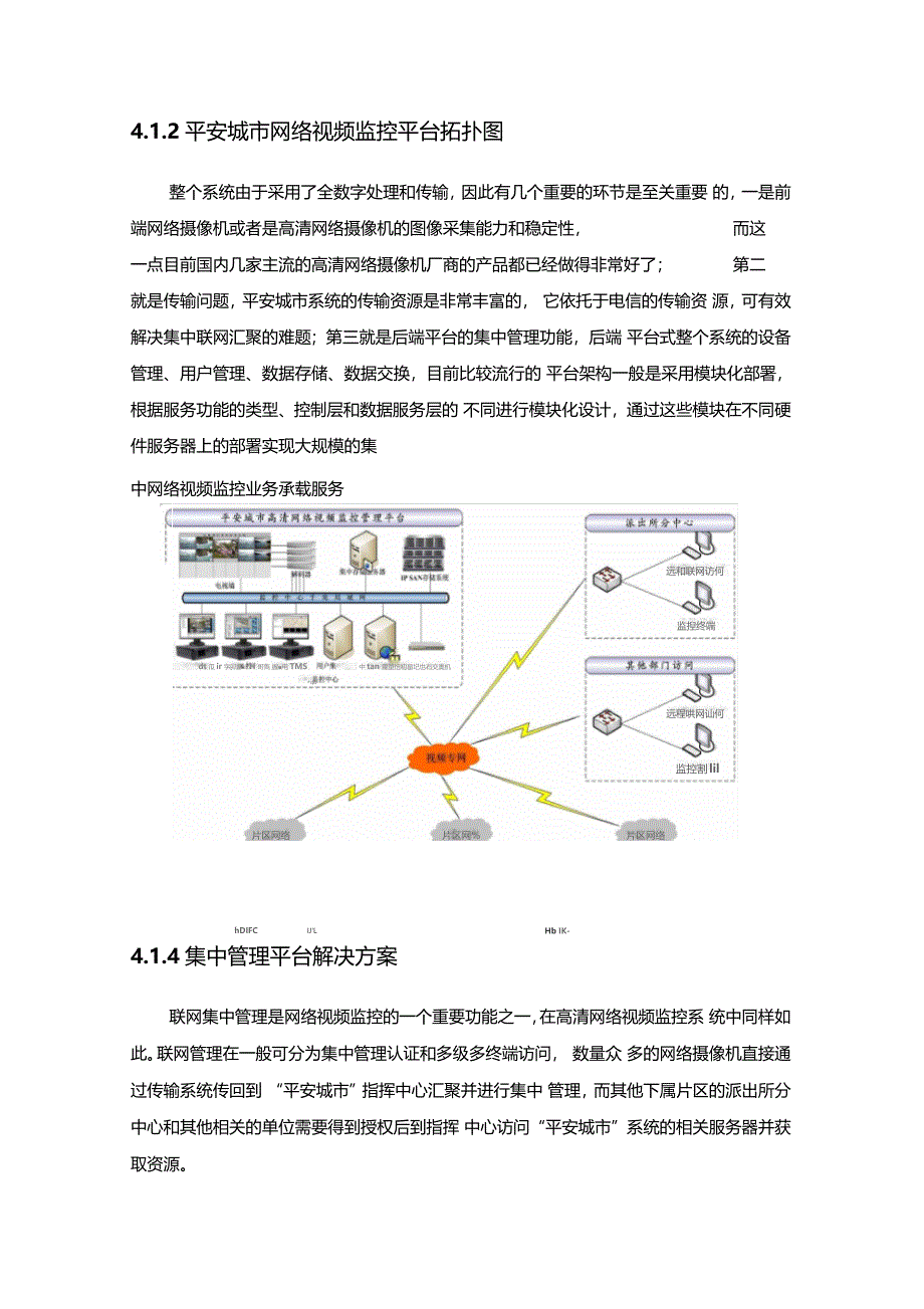 平安城高清网络视频监控综合解决方案_第4页