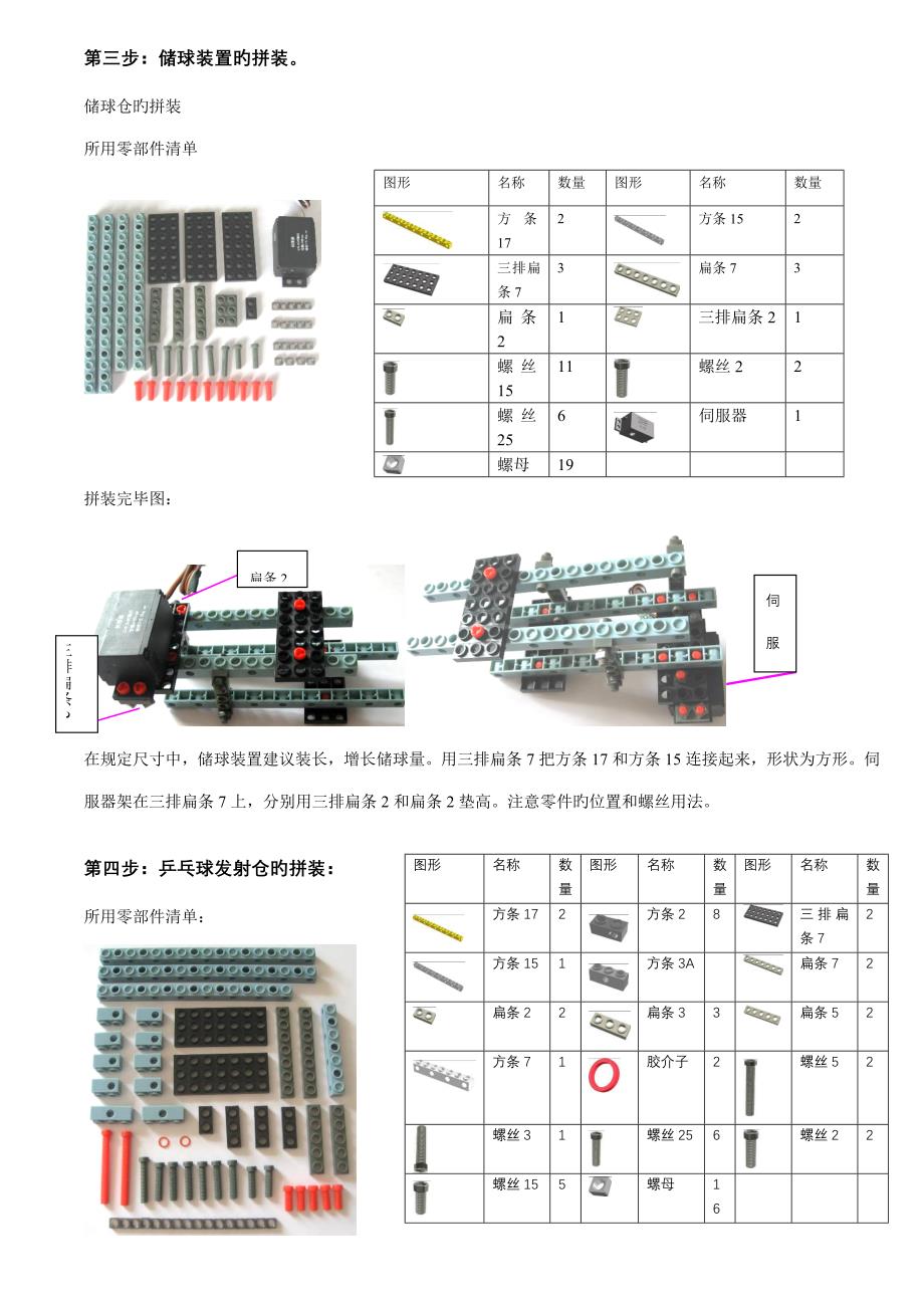 2022第三届亚太地区机器人锦标赛BDS机器人投篮竞赛范例机器人拼装步骤_第3页