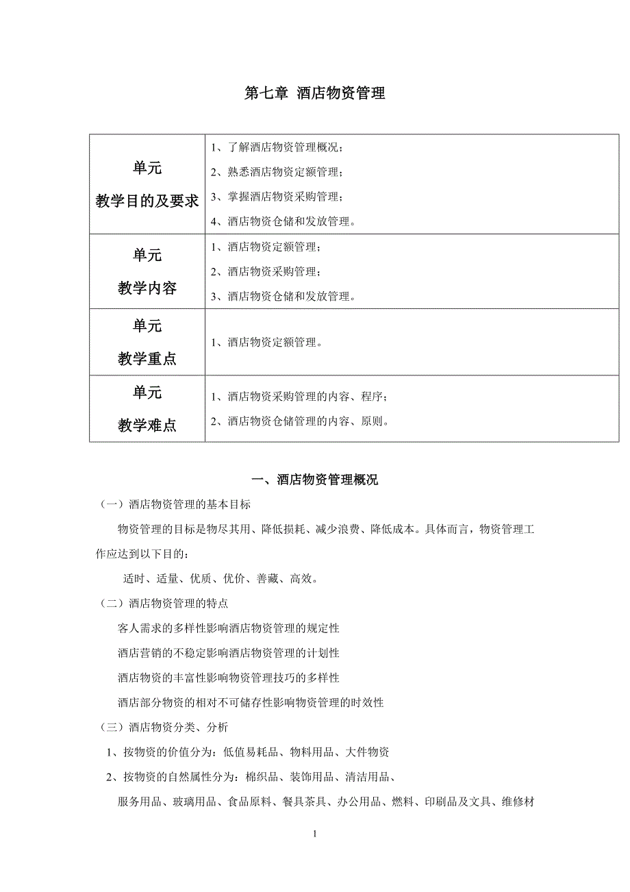 酒店物资管理_第1页