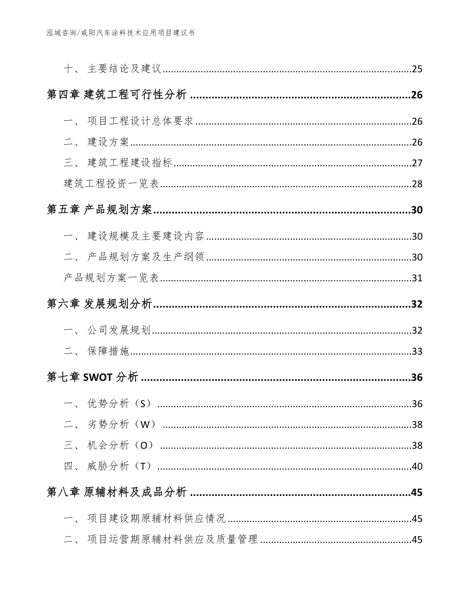 咸阳汽车涂料技术应用项目建议书（模板参考）_第2页