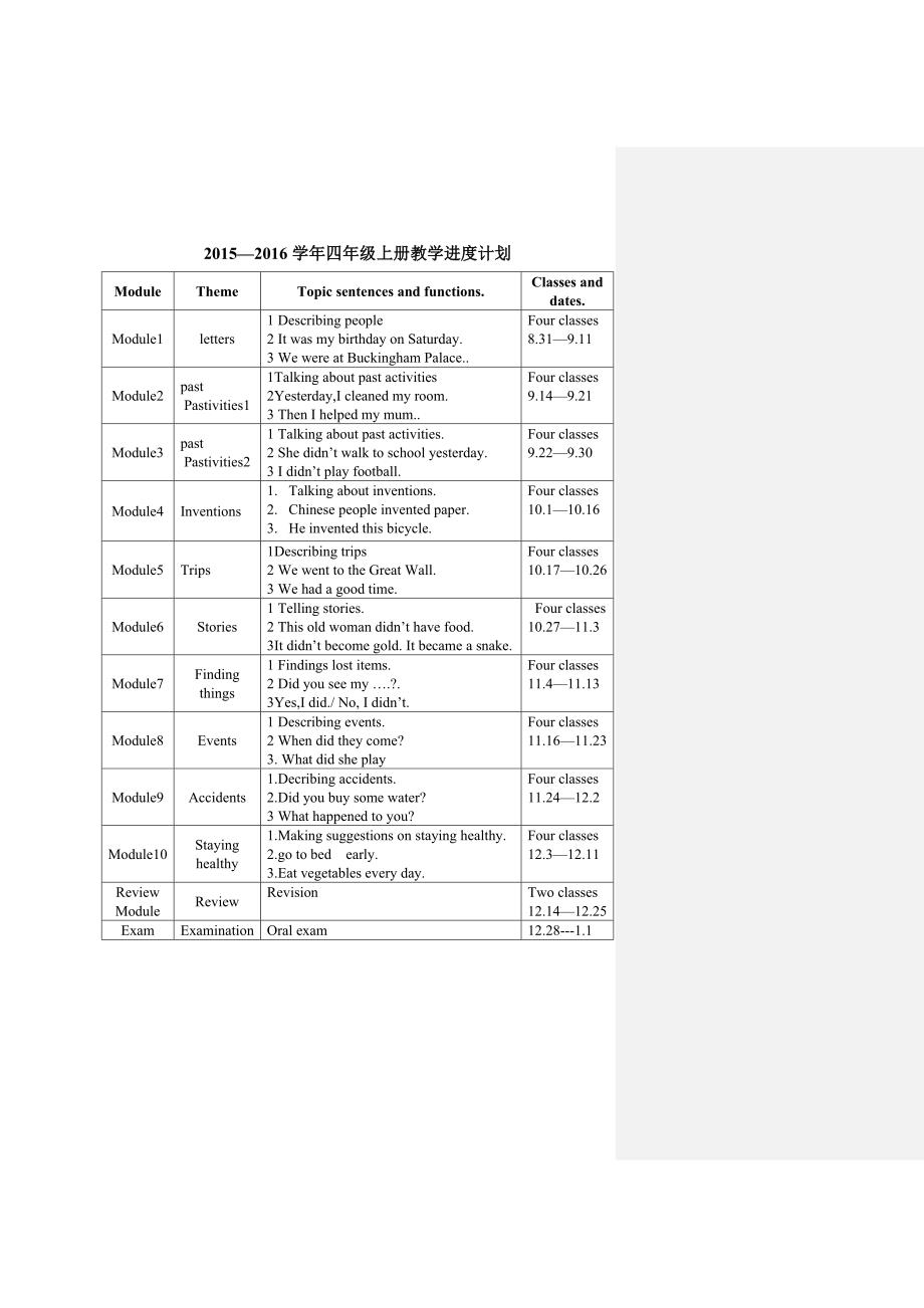 四年级上册module1_第1页