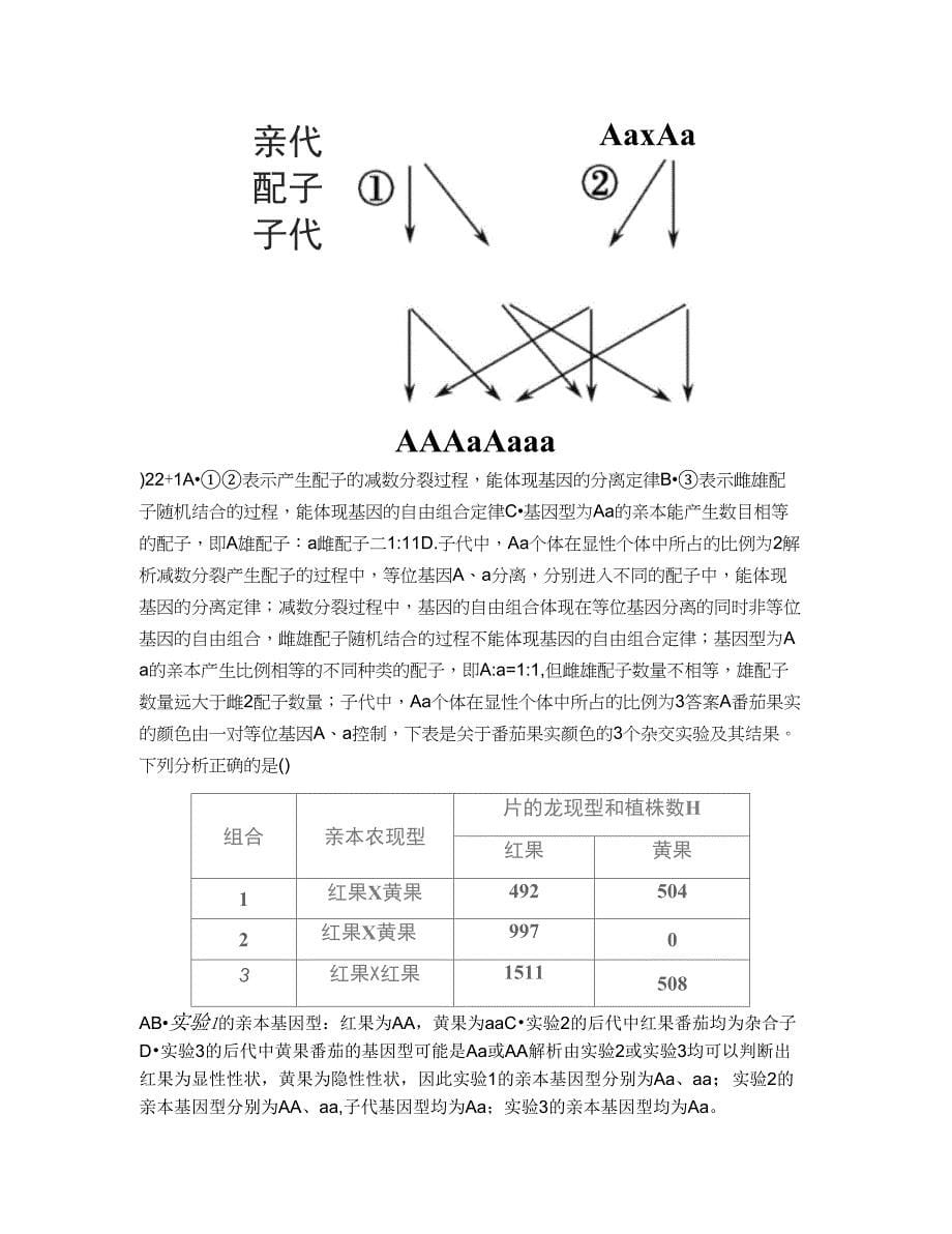 分离定律的应用及解题方法_第5页