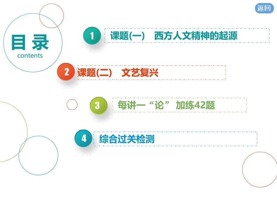 高考历史一轮复习ppt课件：必修三第十二单元第1讲-西方人文精神的起源与文艺复兴_第5页