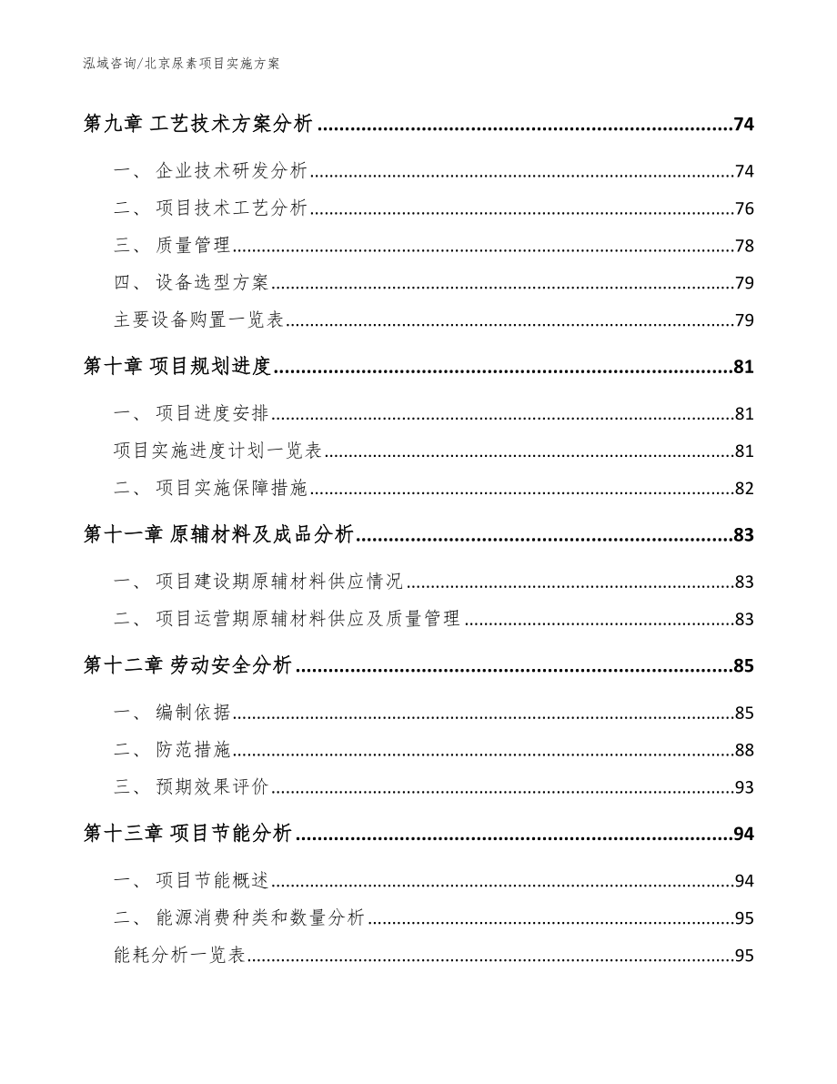 北京尿素项目实施方案_第4页