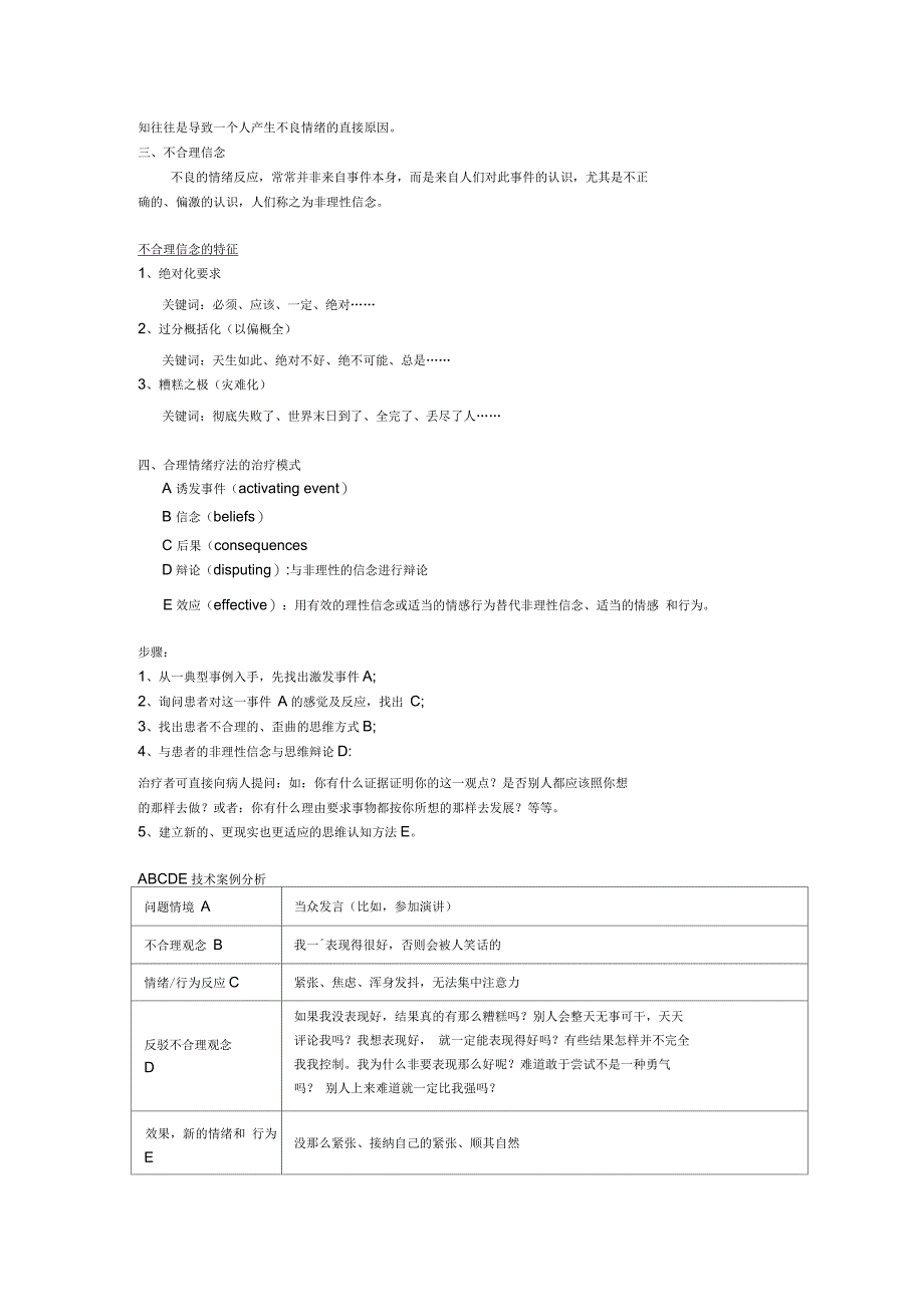 合理情绪疗法情绪ABC理论_第2页