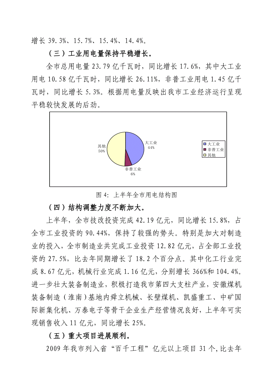 全市上半年工业经济运行情况汇报_第4页