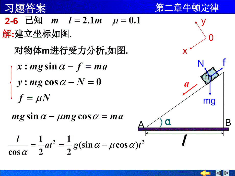 物理学第五版第2章习题答案PPT优秀课件_第1页