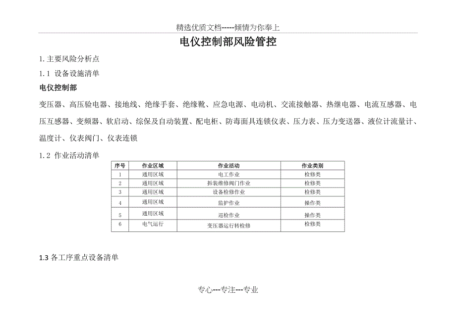 电仪安全风险管控、双体系_第1页