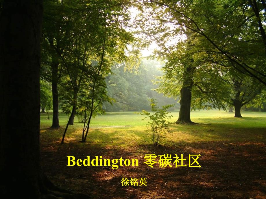 英国贝丁顿零碳社区_第1页