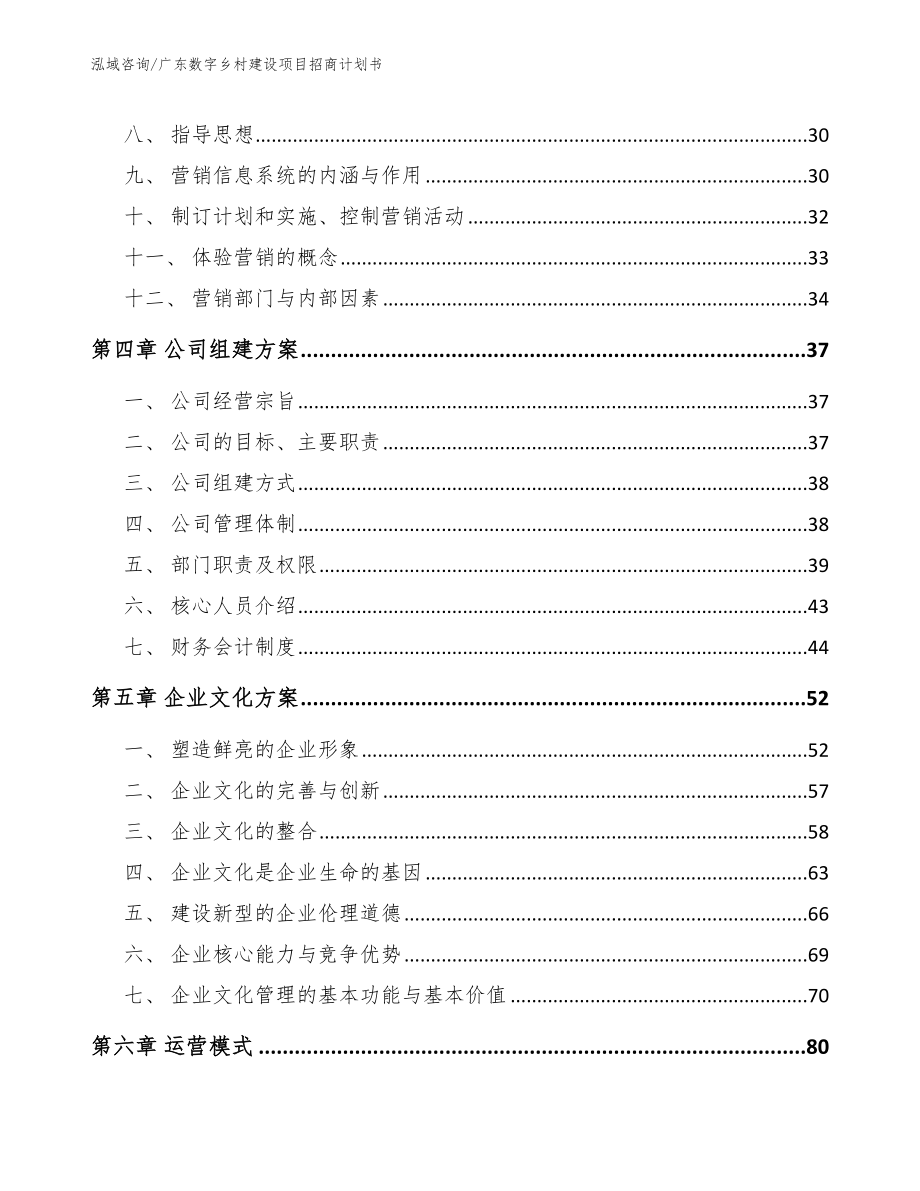 广东数字乡村建设项目招商计划书参考模板_第3页