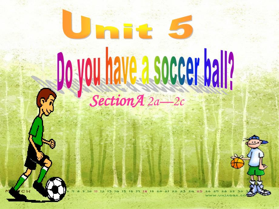 七年级Unit5_Do_you_have_a_soccer_ball_Section_A_第2页