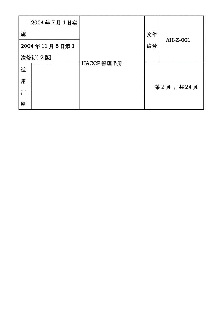 基于HACCP的食品安全管理手册DOC35_第5页