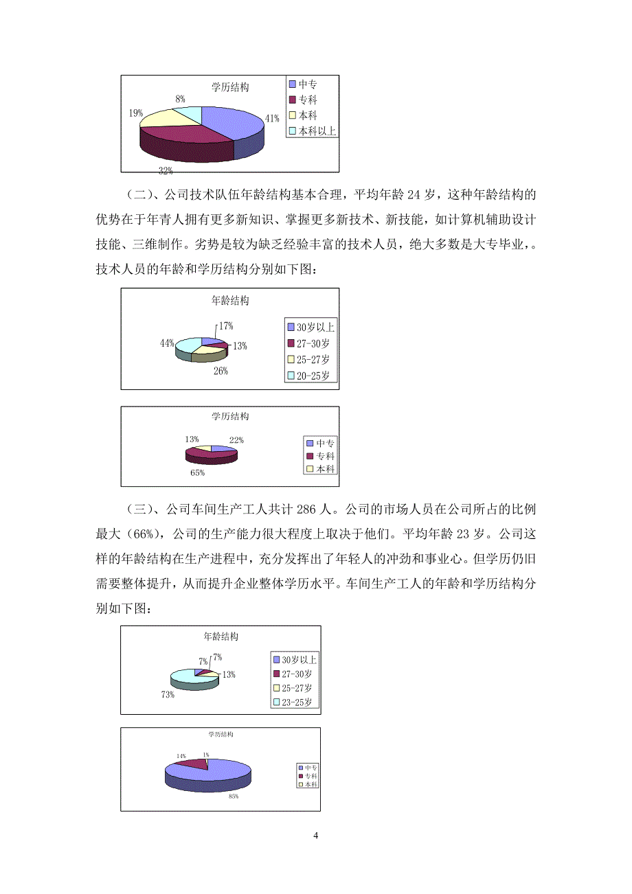 对xx公司人力资源管理情况的调查报告_第4页