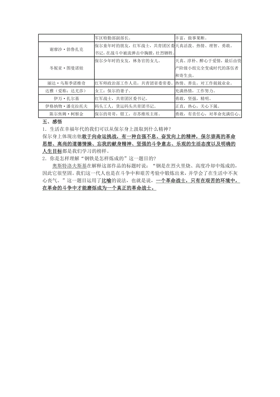 名著导读---《钢铁是怎样炼成的》教学设计.doc_第4页