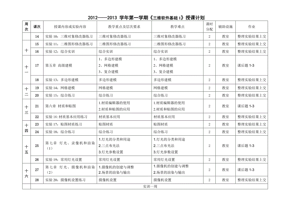 三维软件基础授课计划内容.doc_第2页