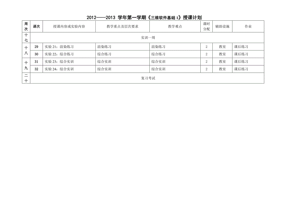 三维软件基础授课计划内容.doc_第3页