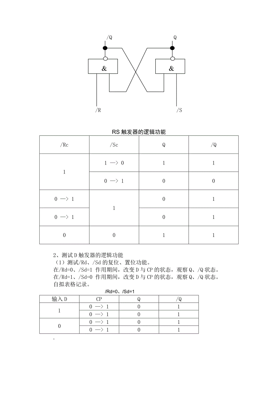 基本RS触发器和D触发器.doc_第2页