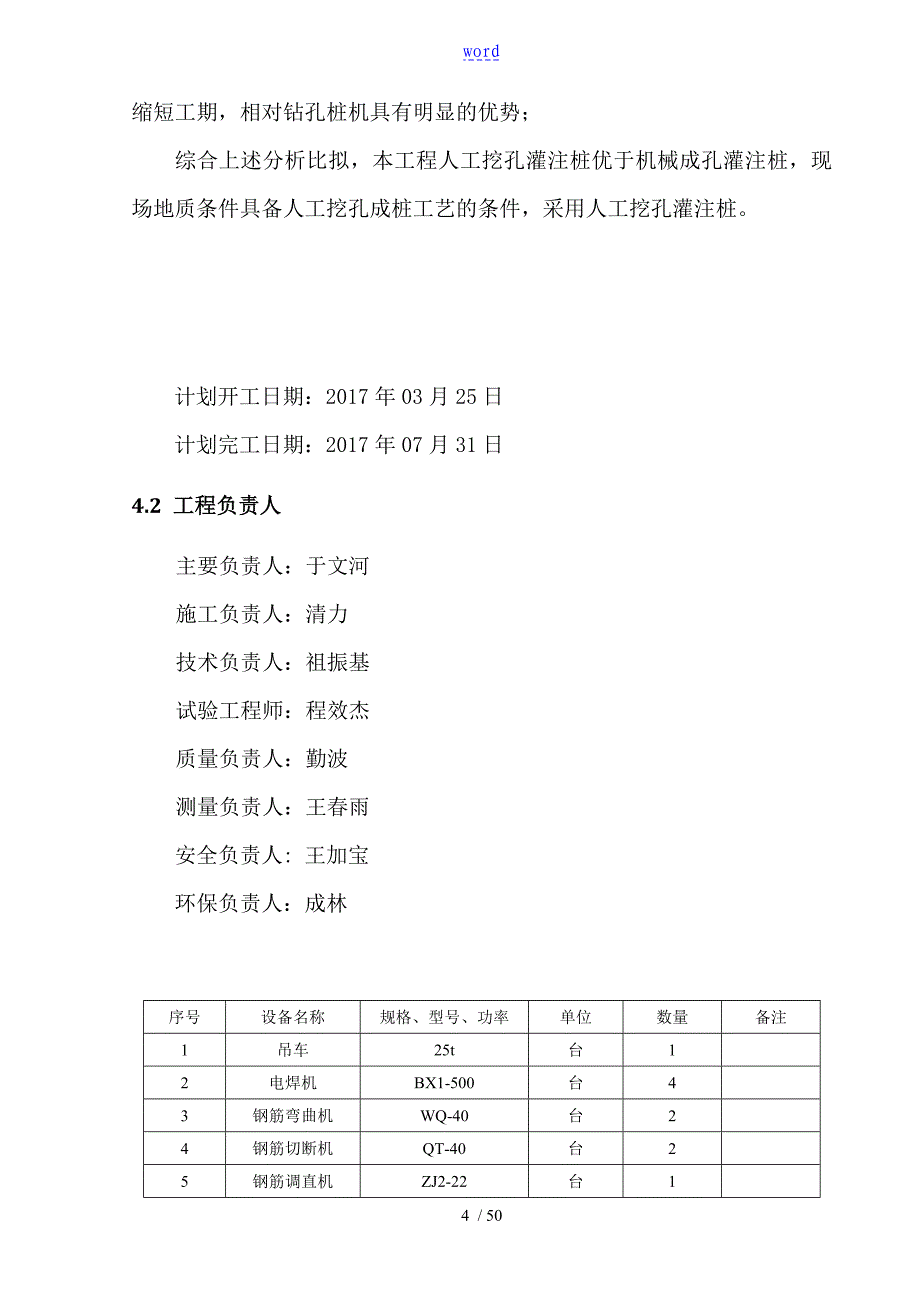 人工挖孔桩施工方案设计经专家论证_第4页