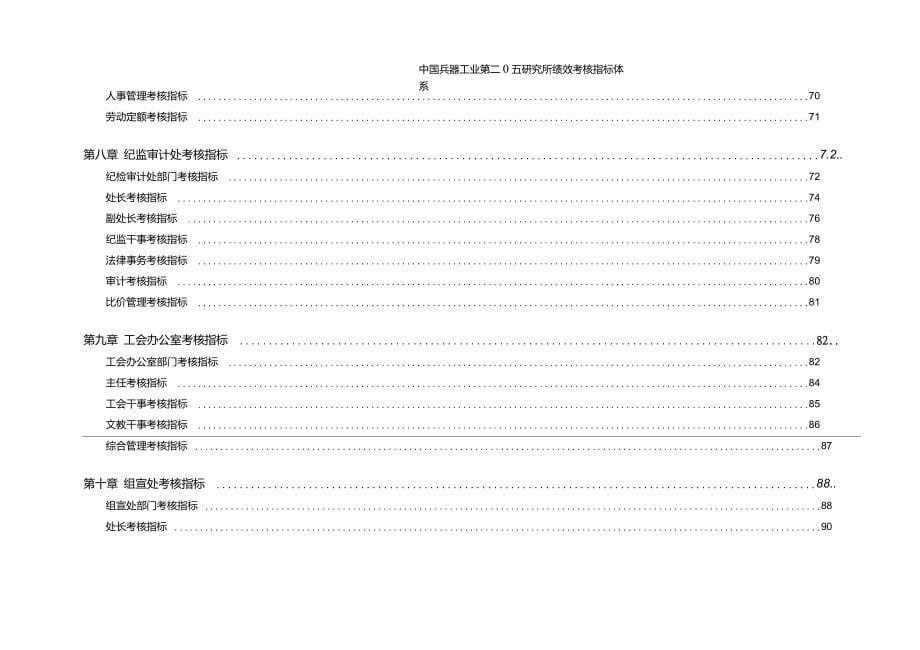 绩效考核指标体系._第5页