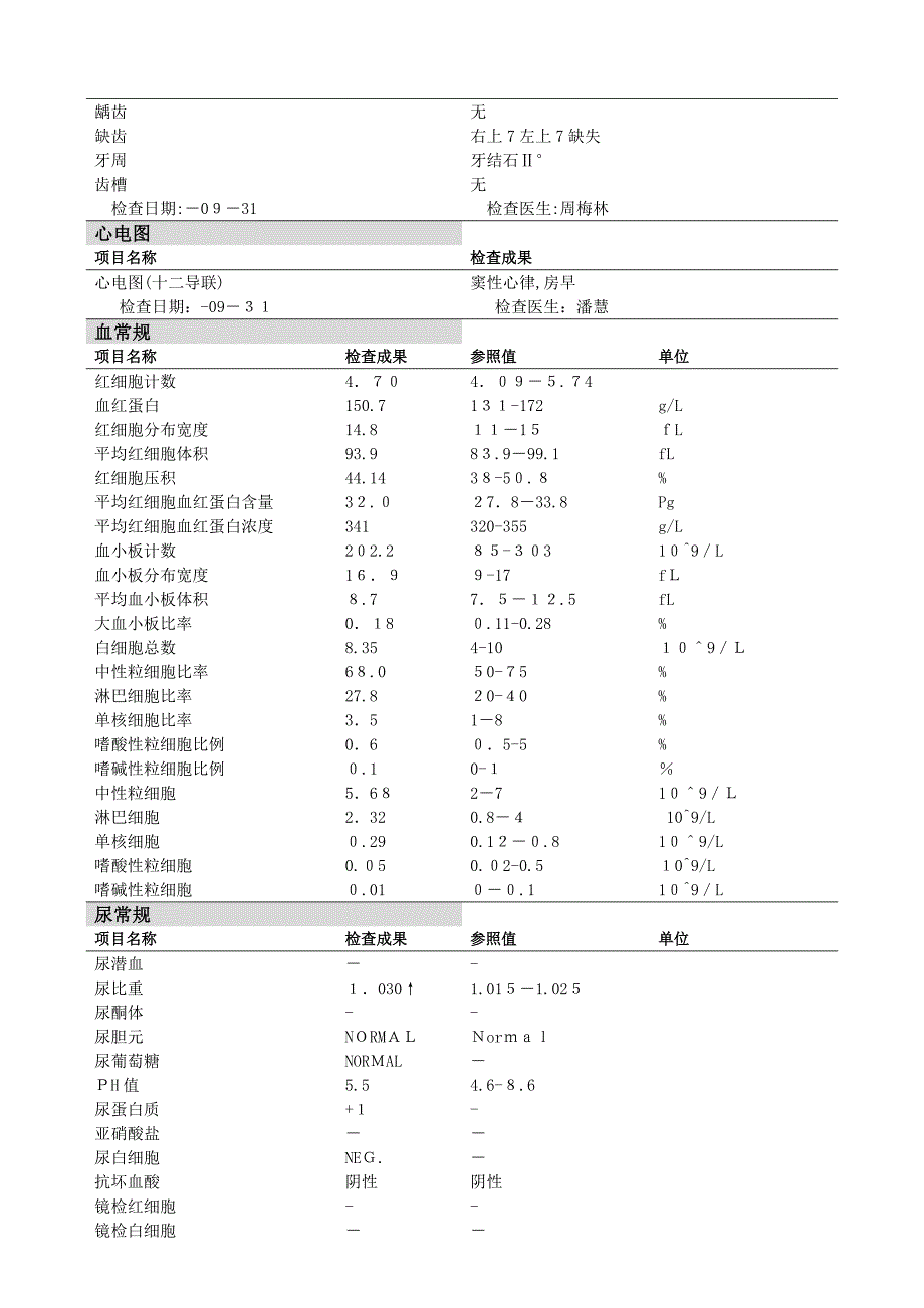 体检报告单模板_第4页