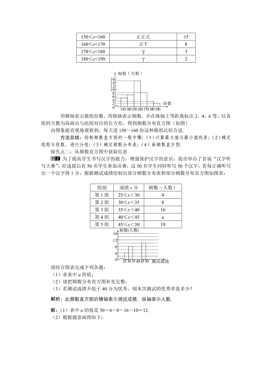 【北师大版】七年级上册数学：第6章3 第2课时 频数直方图1_第2页