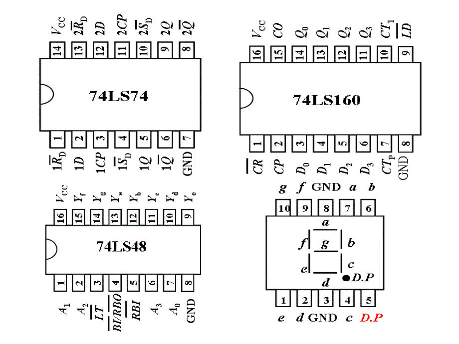 数字电子技术基础课程设计电子钟设计_第5页