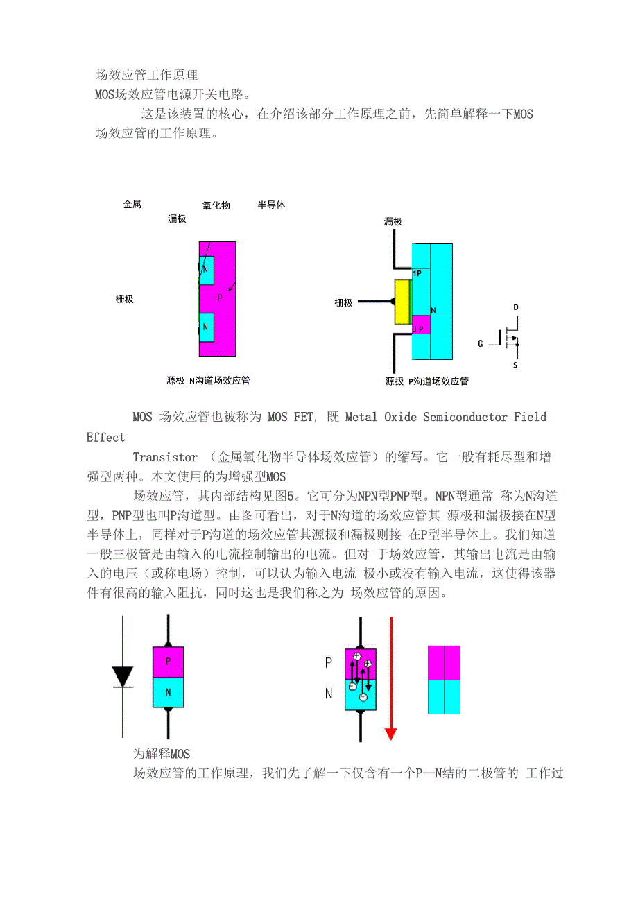 场效应管的工作原理详解_第1页