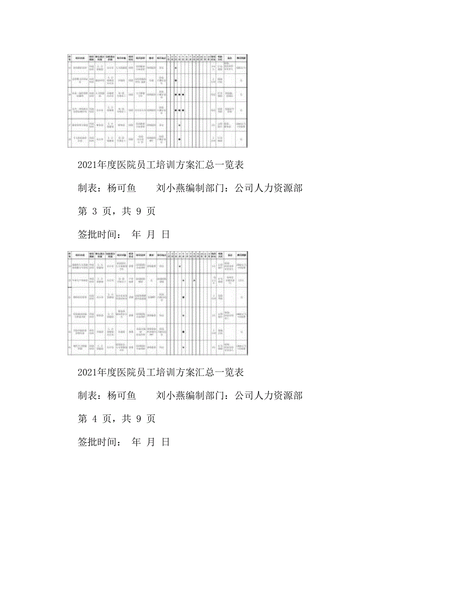 公司员工培训计划表_第2页