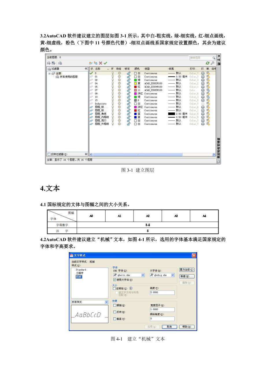 AutoCAD软件制作机械图纸样板_第4页