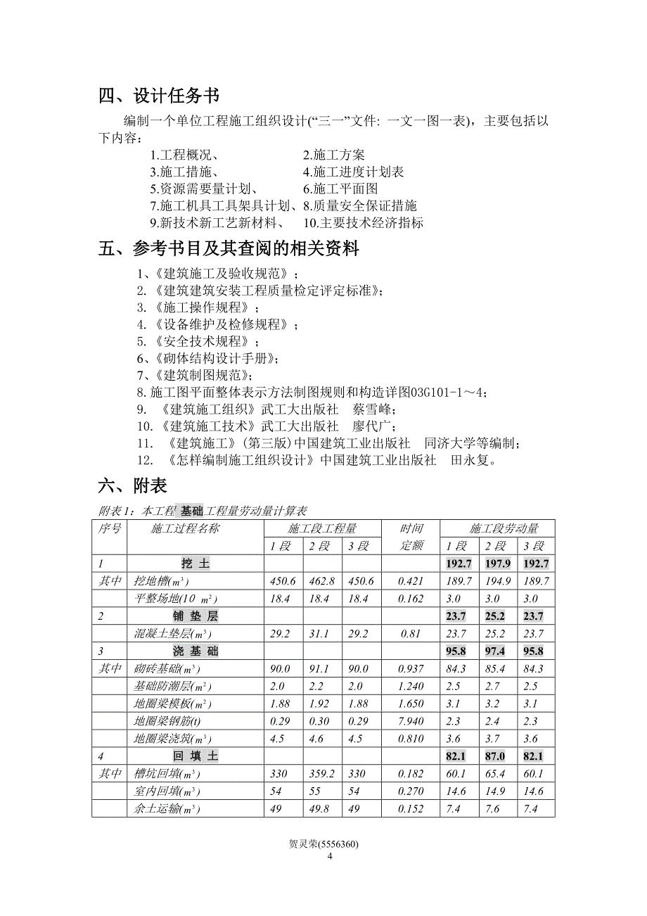 施工组织课程设计任务书_第4页