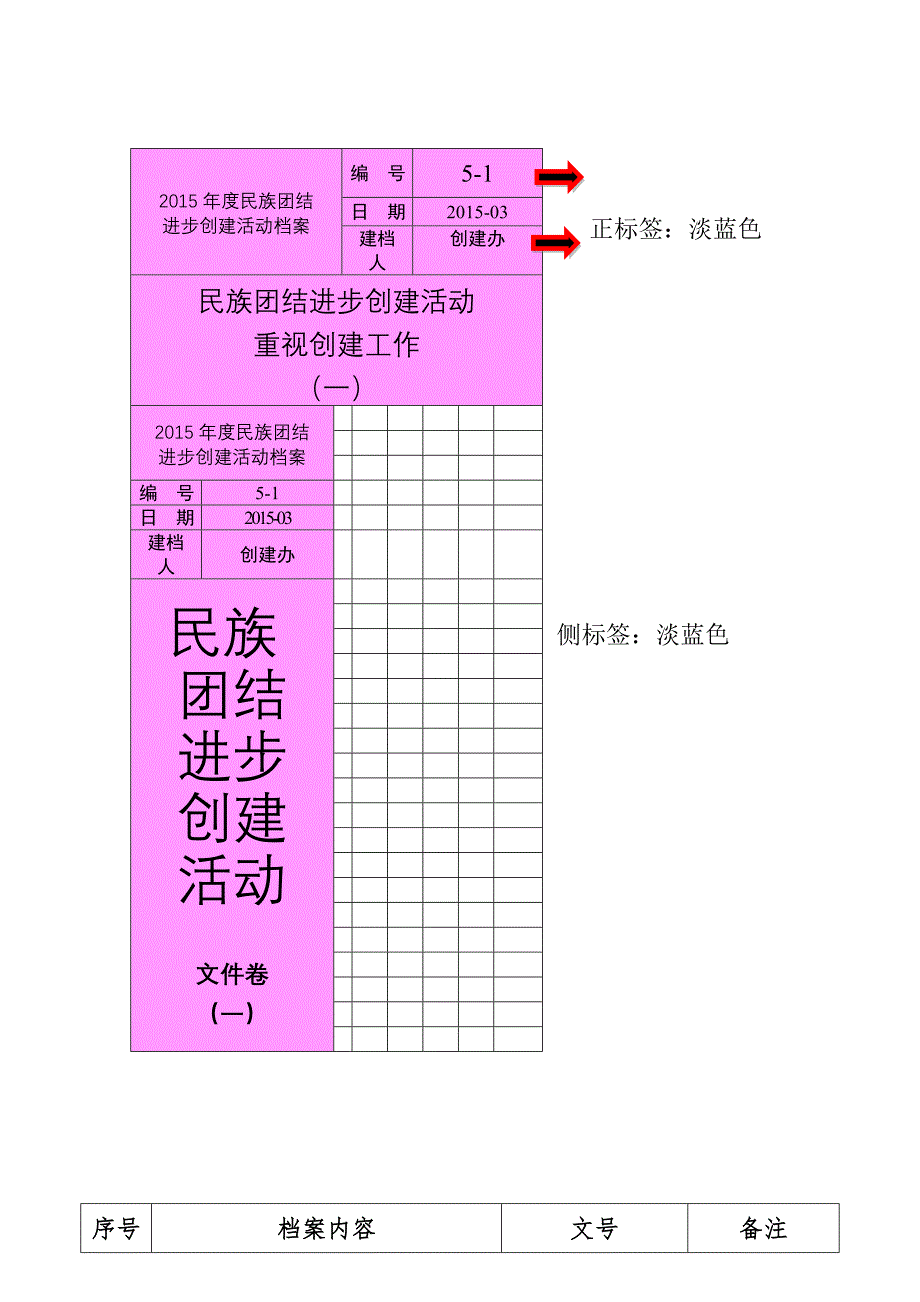 民族团结进步创建活动封皮和目录_第2页