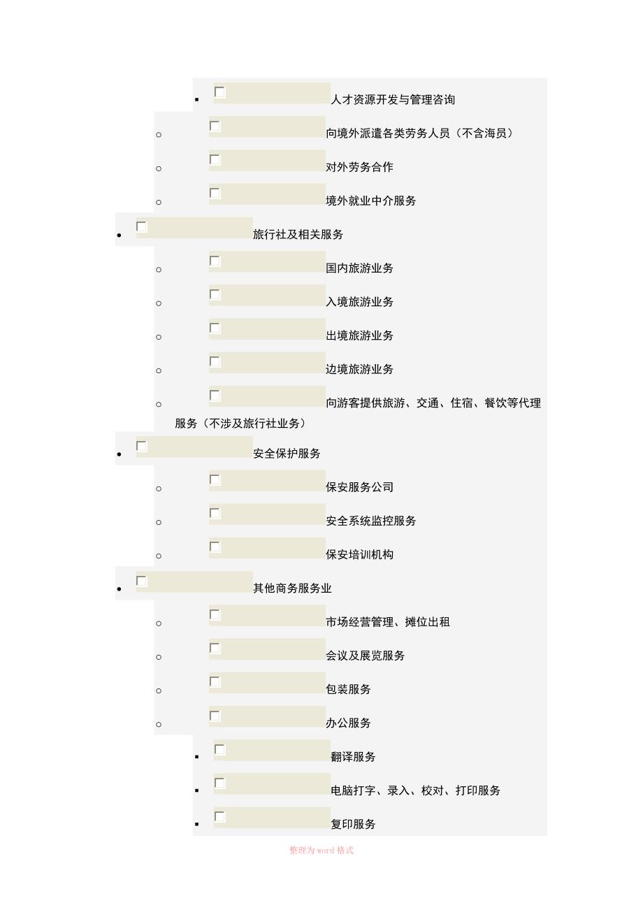 商务服务业经营范围_第4页